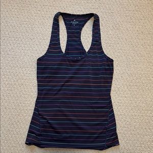 Athleta Women's Striped Racerback Tank Top - Multicolor